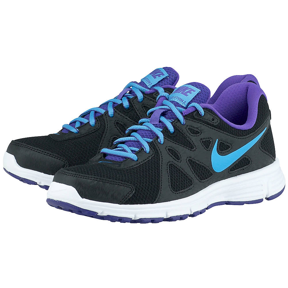 Nike Revolution 2 5549010233 ΜΑΥΡΟ/ΜΩΒ