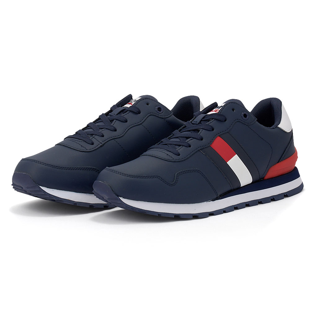 Trainers TOMMY JEANS - Lifestyle Lea Runner EM0EM00577 White YBR - Sneakers  - Low shoes - Men's shoes | efootwear.eu