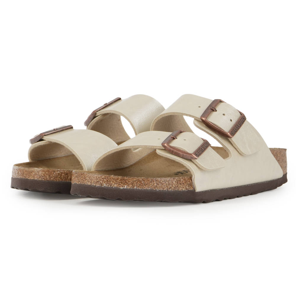 Birkenstock - Birkenstock Synthetics Arizona Bf Graceful Pearl White 1009921003543 - BRK.GRACEFUL PEARL W BRK.GRACEFUL PEARL W Birkenstock