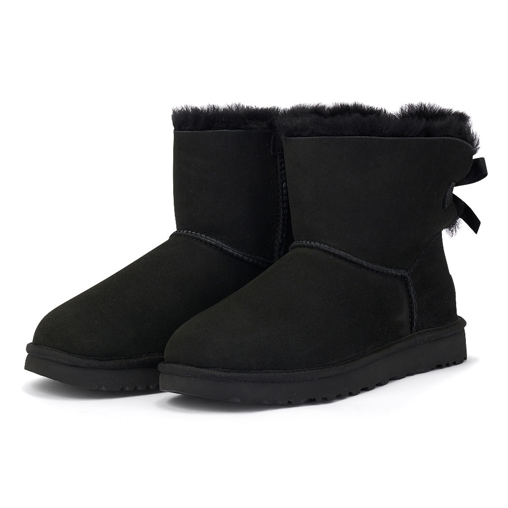 UGG - Ugg W Mini Bailey Bow 1016501-BLK - 00336 ΓΥΝΑΙΚΕΙΑ > Μποτάκια > Casual