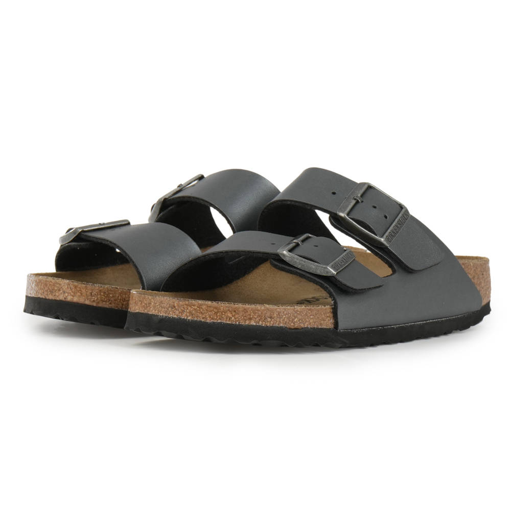 Birkenstock - Birkenstock Synthetics Arizona Bf Metallic Black 1029224003543 - BRK.METALLIC BLACK BRK.METALLIC BLACK Birkenstock