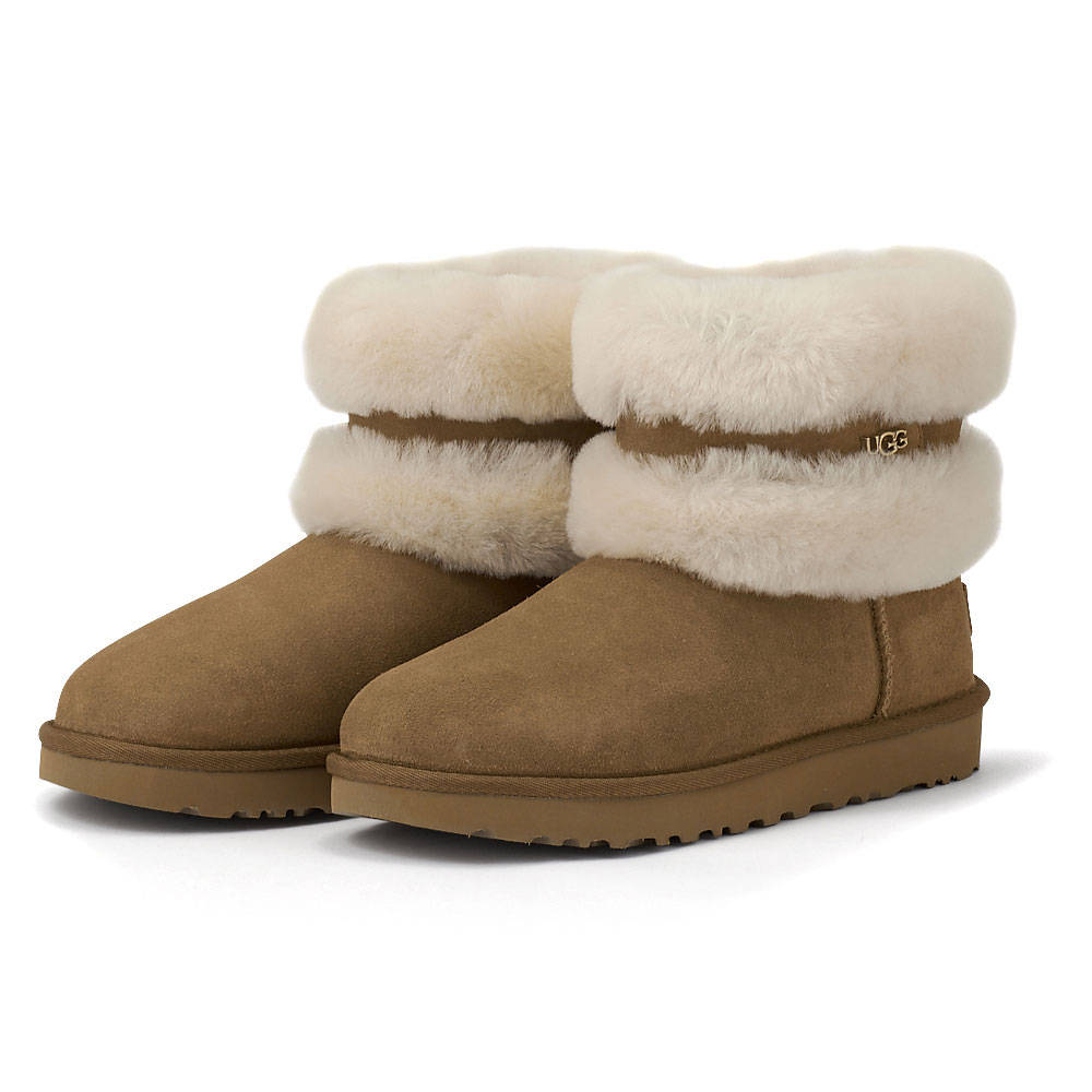 ΓΥΝΑΙΚΕΙΑ > Μποτάκια > Casual UGG - Ugg Fluff Mini Belted 1112483-KDN3 - 00717