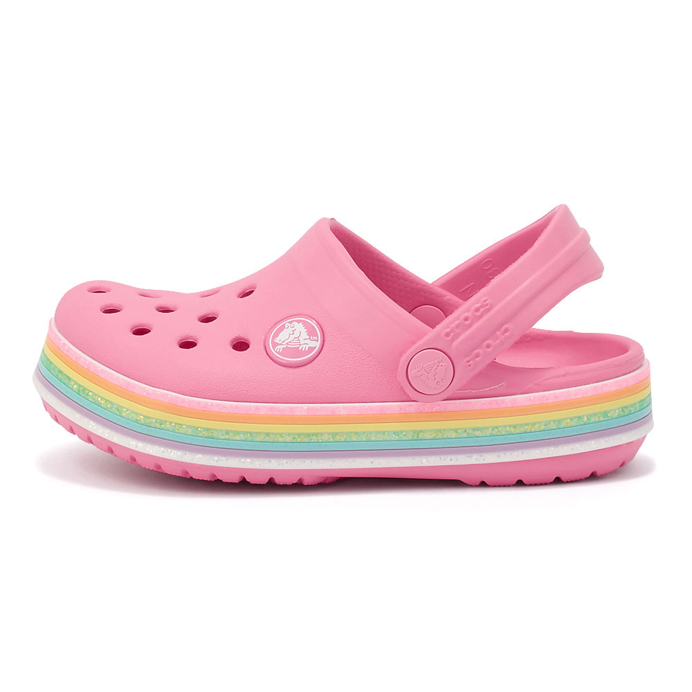 Crocs Crocband Rainbow Glitter Clg K 206151669 Ροζ myShoe