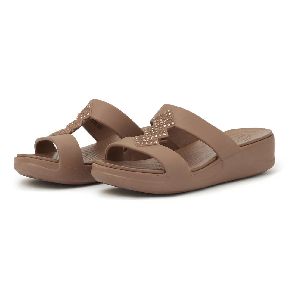 Crocs – CrocsMontereyShimmerSlpOnWdg 207143-854 – 01037