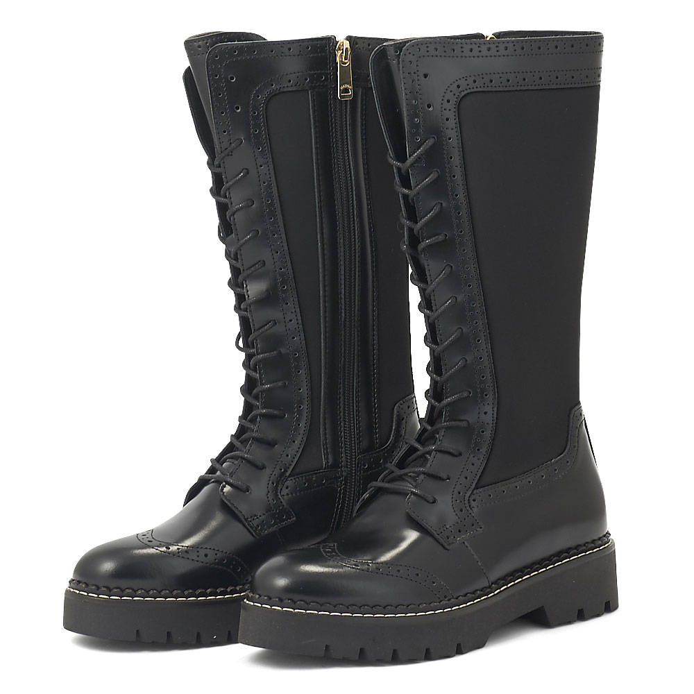 Scotch & Soda – Scotch & Soda Olivine Mid Lace Boot 21741124-SCFS00 – 00873