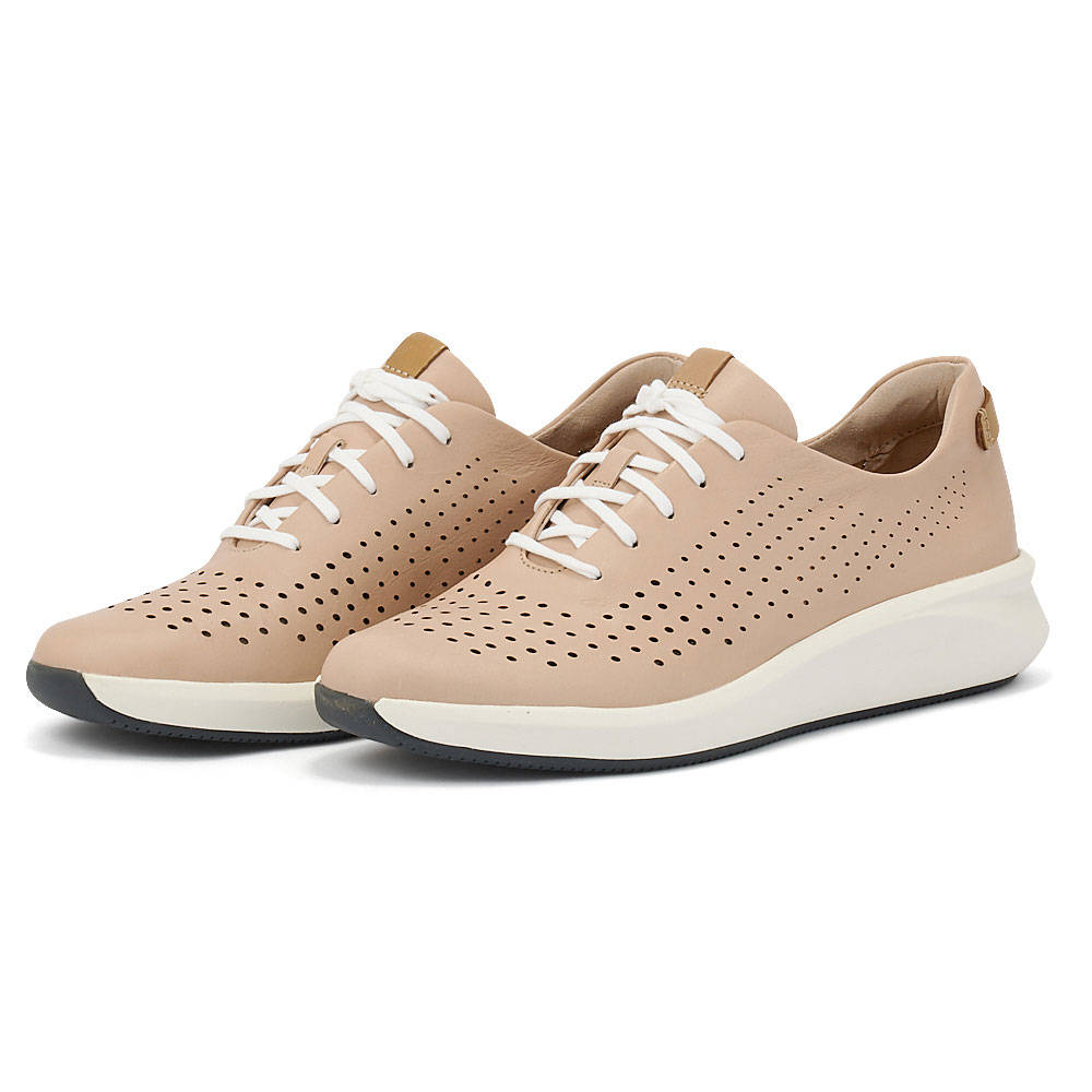 Clarks – Clarks Un Rio Tie Blush 26148715 – 01681