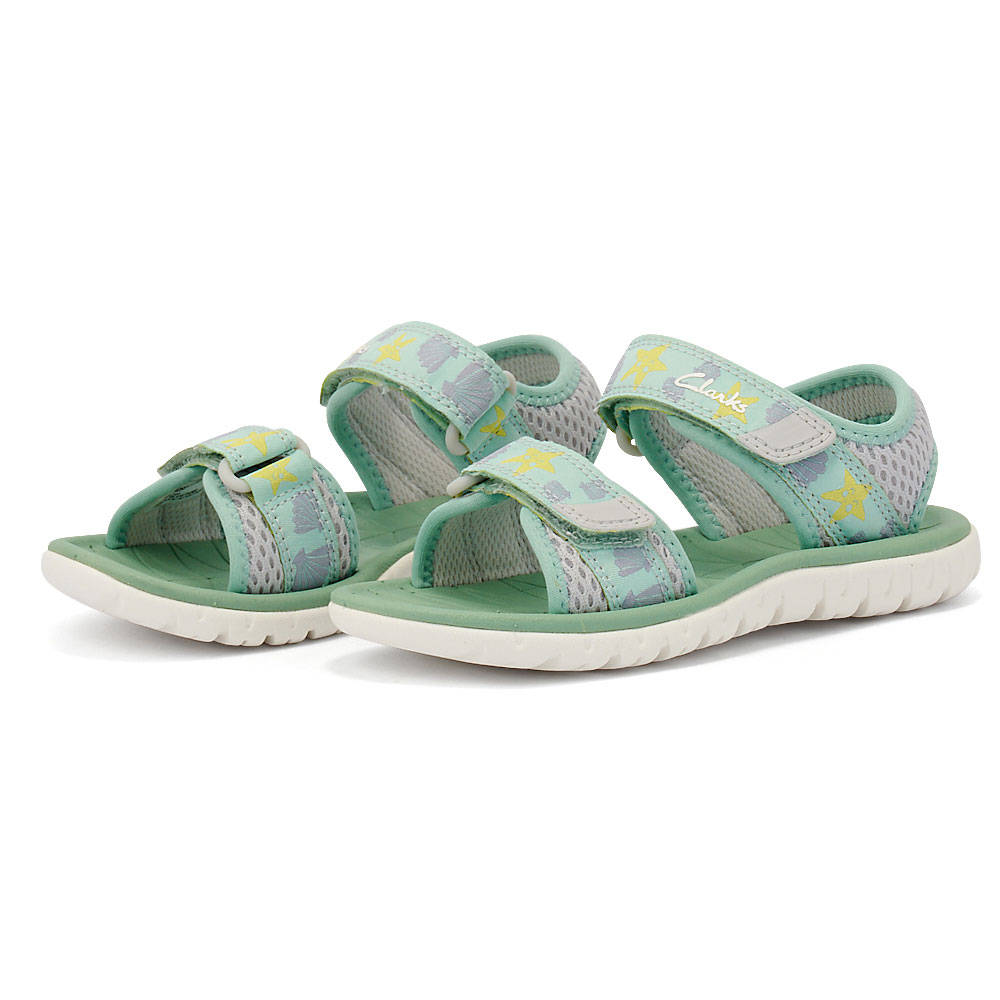 Clarks – Clarks Surfing Tide K L Green 26156575 – 01689