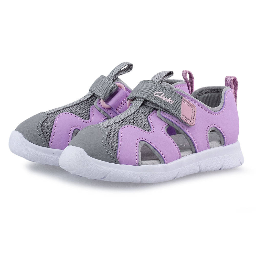 Clarks - Clarks Ath Surf T Lilac 26156651 - 01690 ΠΑΙΔΙΚΑ > Πέδιλα