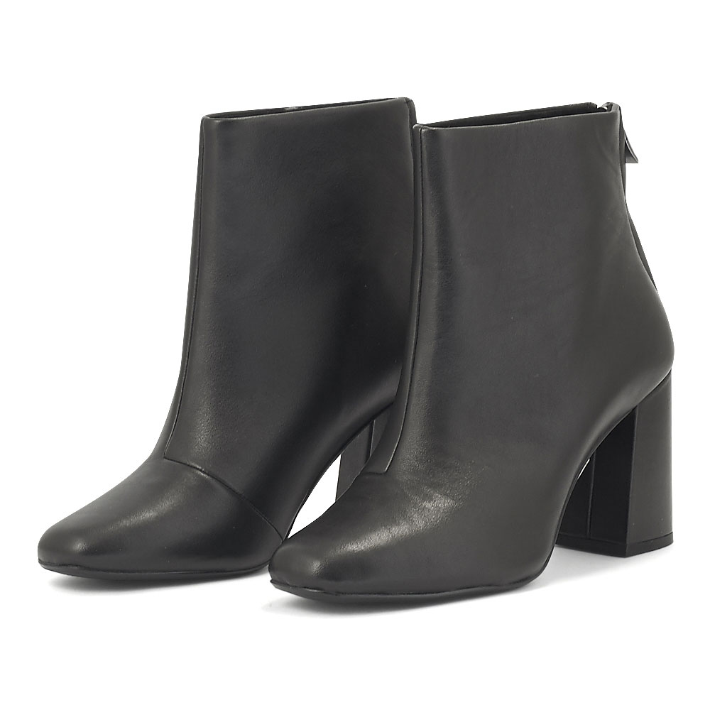 Clarks - Clarks Sheer85 Zip 26161713 - CL.BLACK LEATHER CL.BLACK LEATHER Clarks