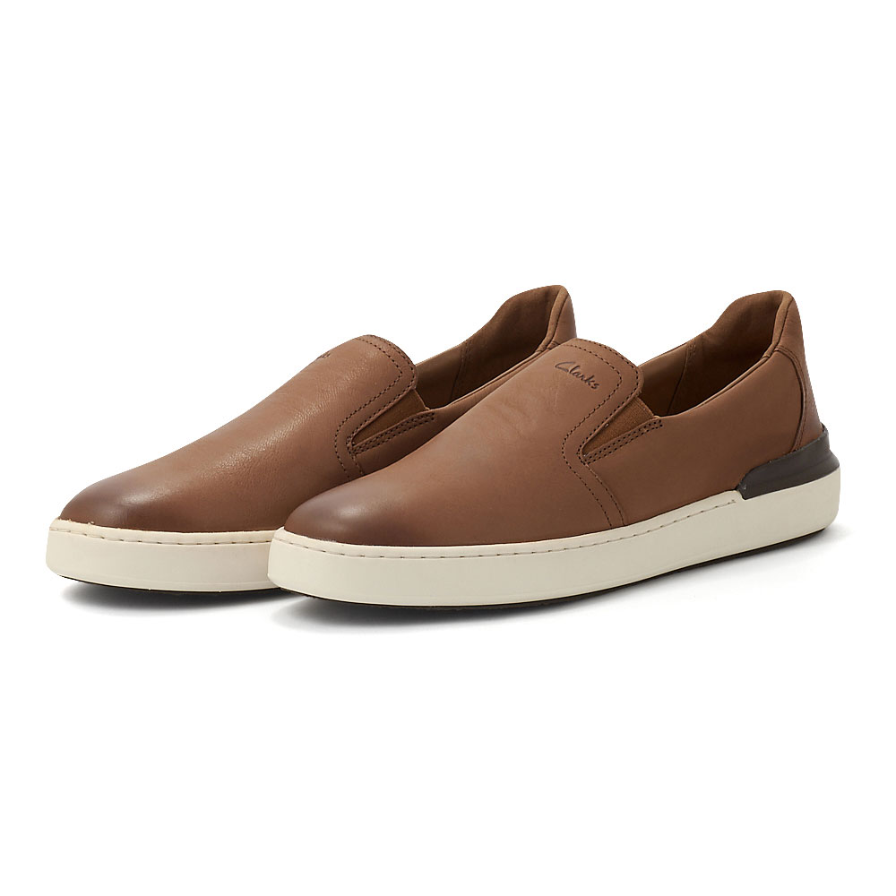 Clarks - Clarks CourtLite Slip 26165489 - 01491 ΑΝΔΡΙΚΑ > Brogues & Loafers > Χωρίς κορδόνι