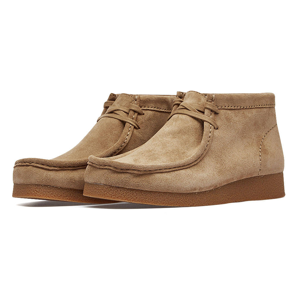 Clarks - Clarks WallabeeEVO BT 26172824 - CL.DARK SAND SUEDE CL.DARK SAND SUEDE Clarks