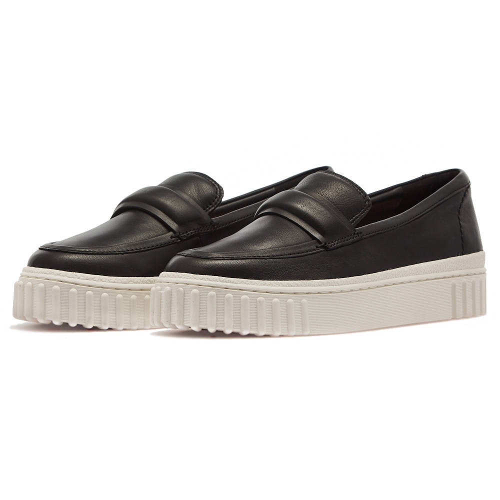 Clarks - MAYHILL COVE - CL.BLACK LEATHER CL.BLACK LEATHER Clarks