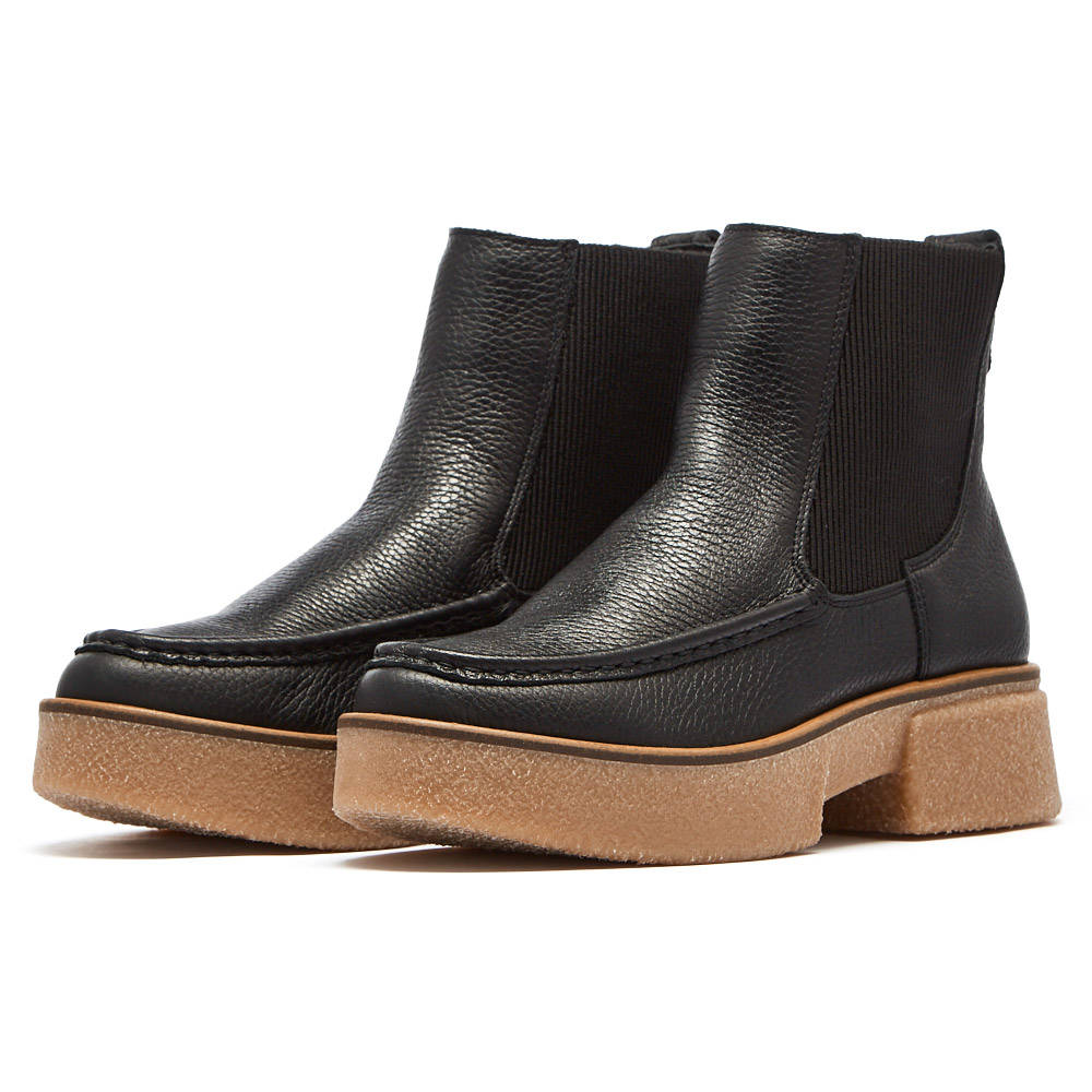 Clarks - Clarks Linoso Top 26178695 - CL.BLACK LEATHER CL.BLACK LEATHER Clarks