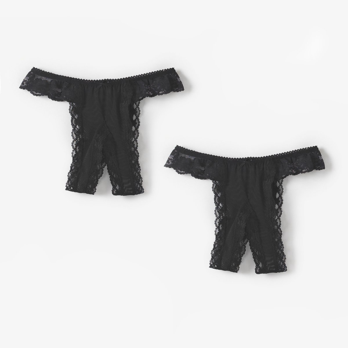 La Redoute Collections – Σετ 2 δαντελωτά ανοιχτά σλιπ 324053353. – 6588&0001