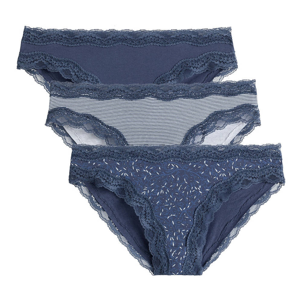 La Redoute Collections – Σετ 3 σλιπ 350226512 – 5282&0001