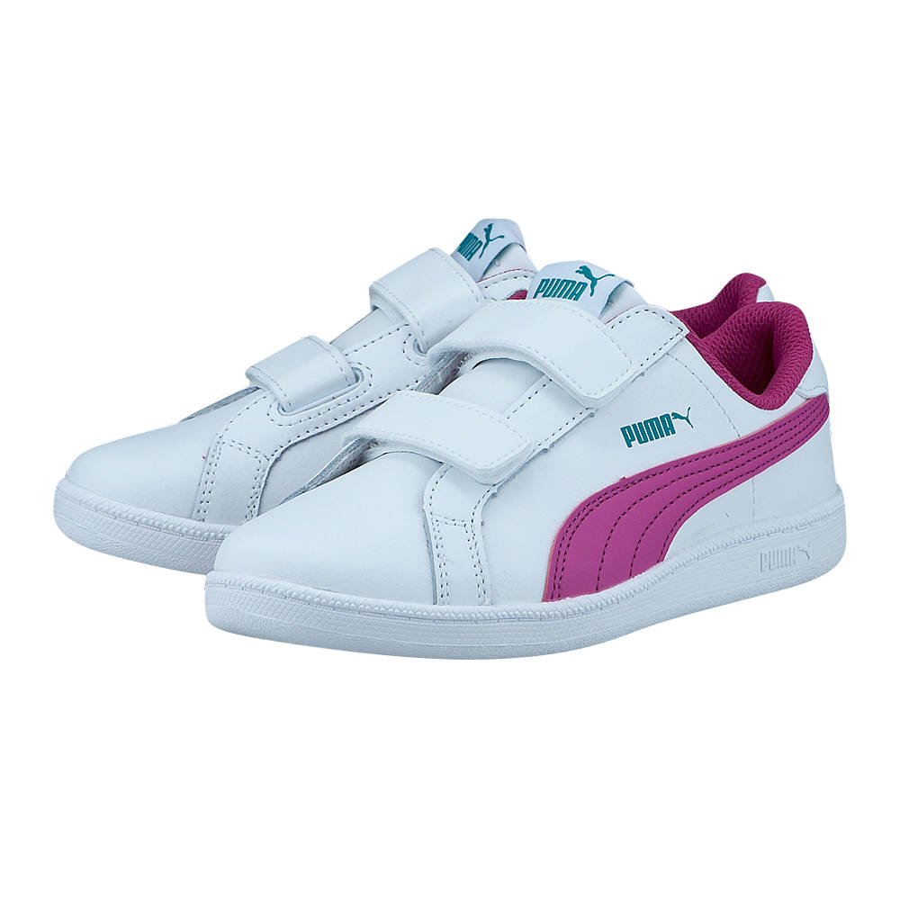 Puma – Puma Smash Fun 361591-11 – ΛΕΥΚΟ/ΜΩΒ