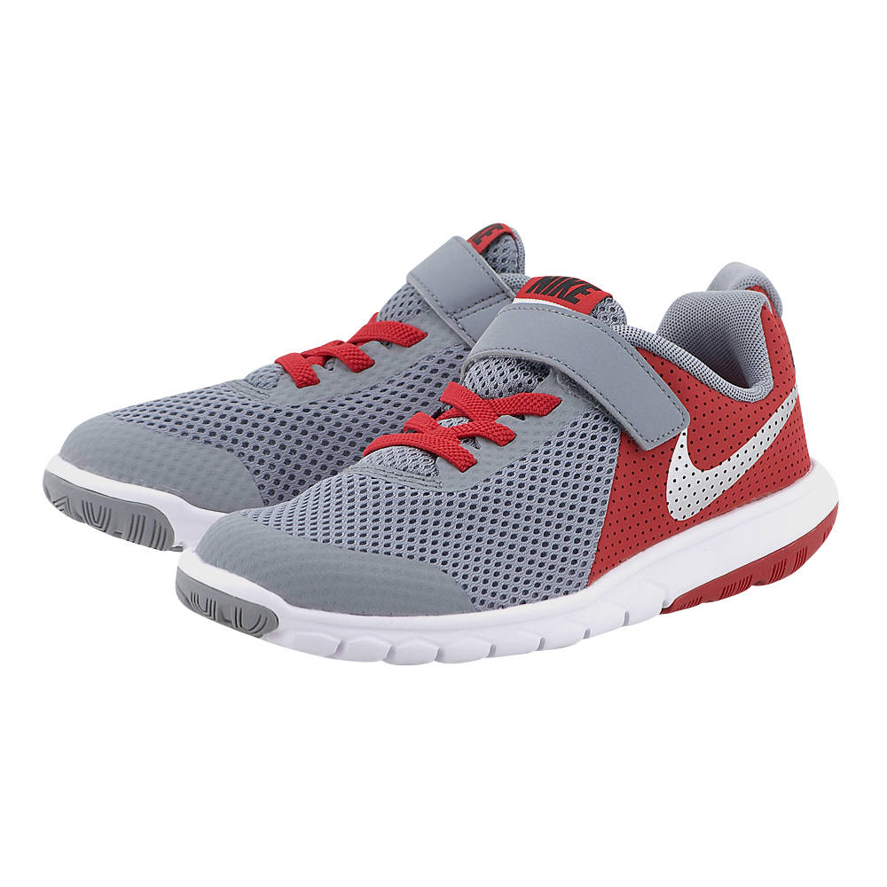Nike – Nike Flex Experience 5 (PSV) 844996-004 – ΓΚΡΙ/ΚΟΚΚΙΝΟ