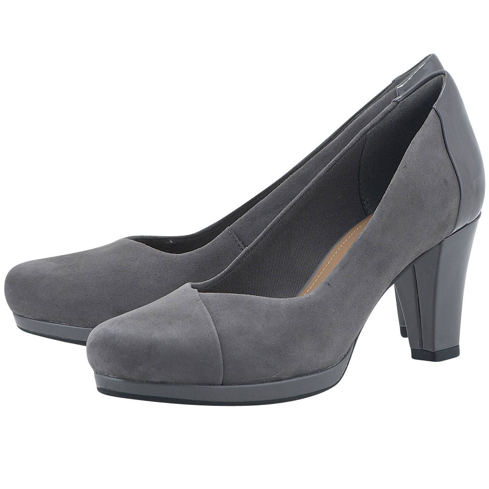 Clarks – Clarks CHORUS_CAROL – ΓΚΡΙ ΣΚΟΥΡΟ