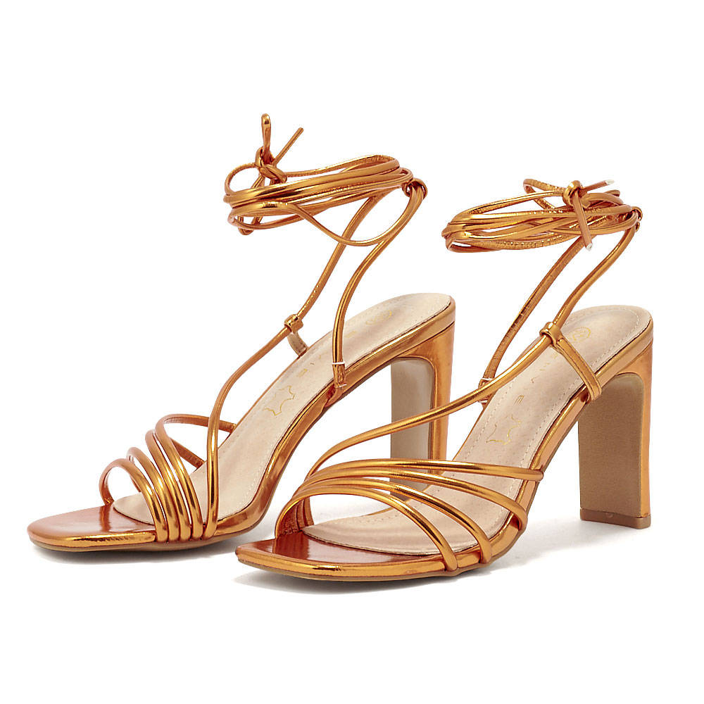 ΓΥΝΑΙΚΕΙΑ > Sandals > Heels Envie - Envie E42-17176-01 ORANGE - 01461