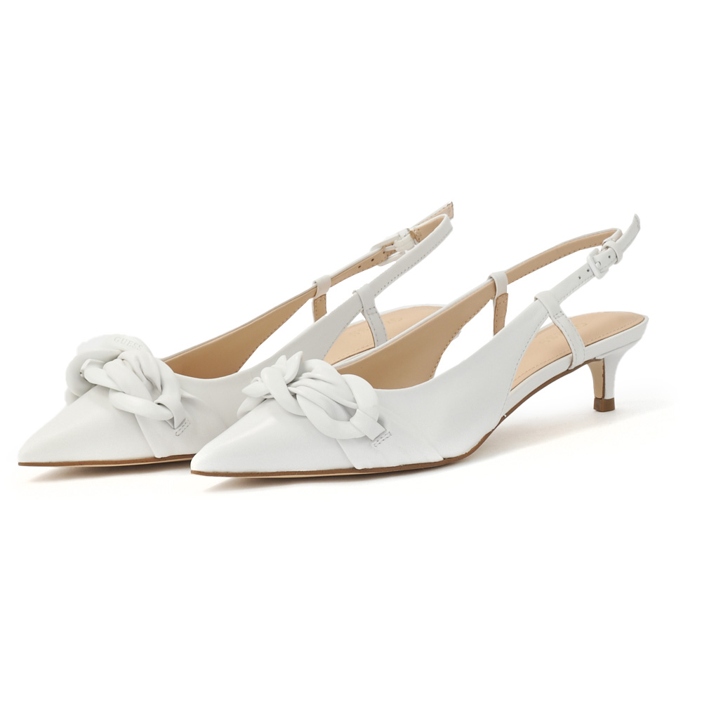 Guess - Guess Jazara FL6JZRLEA05-WHITE - 00877 ΓΥΝΑΙΚΕΙΑ > Γόβες > Slingback