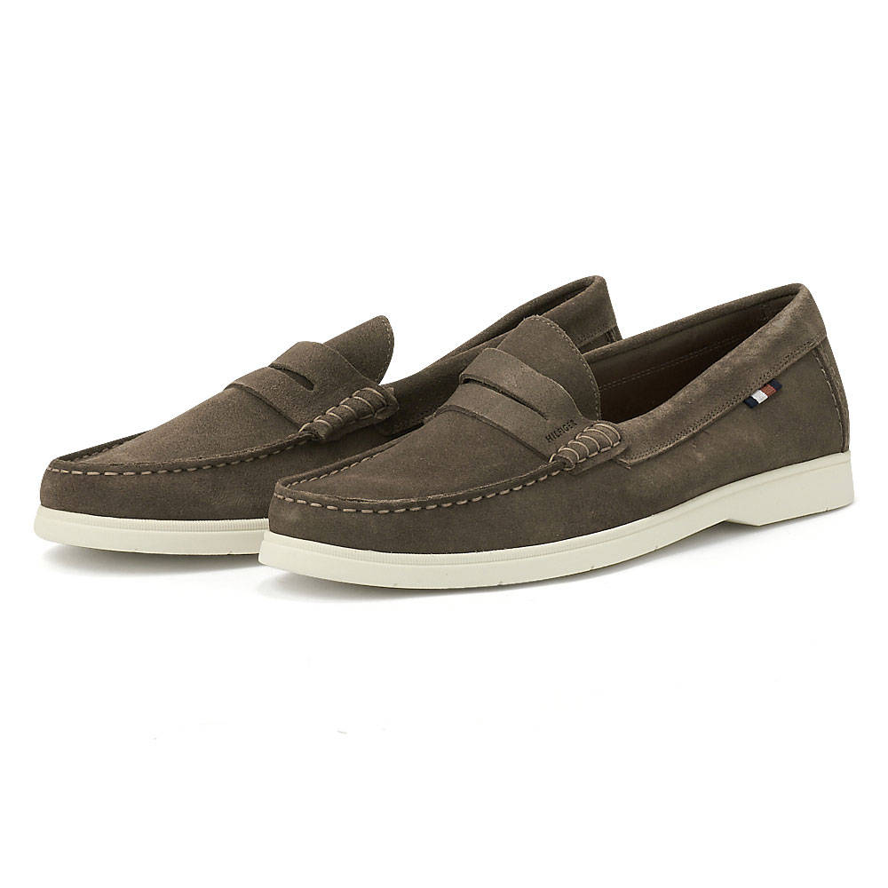 Tommy Hilfiger - Tommy Hilfiger FM0FM03603-GWM - 02396 ΑΝΔΡΙΚΑ > Brogues & Loafers > Χωρίς κορδόνι