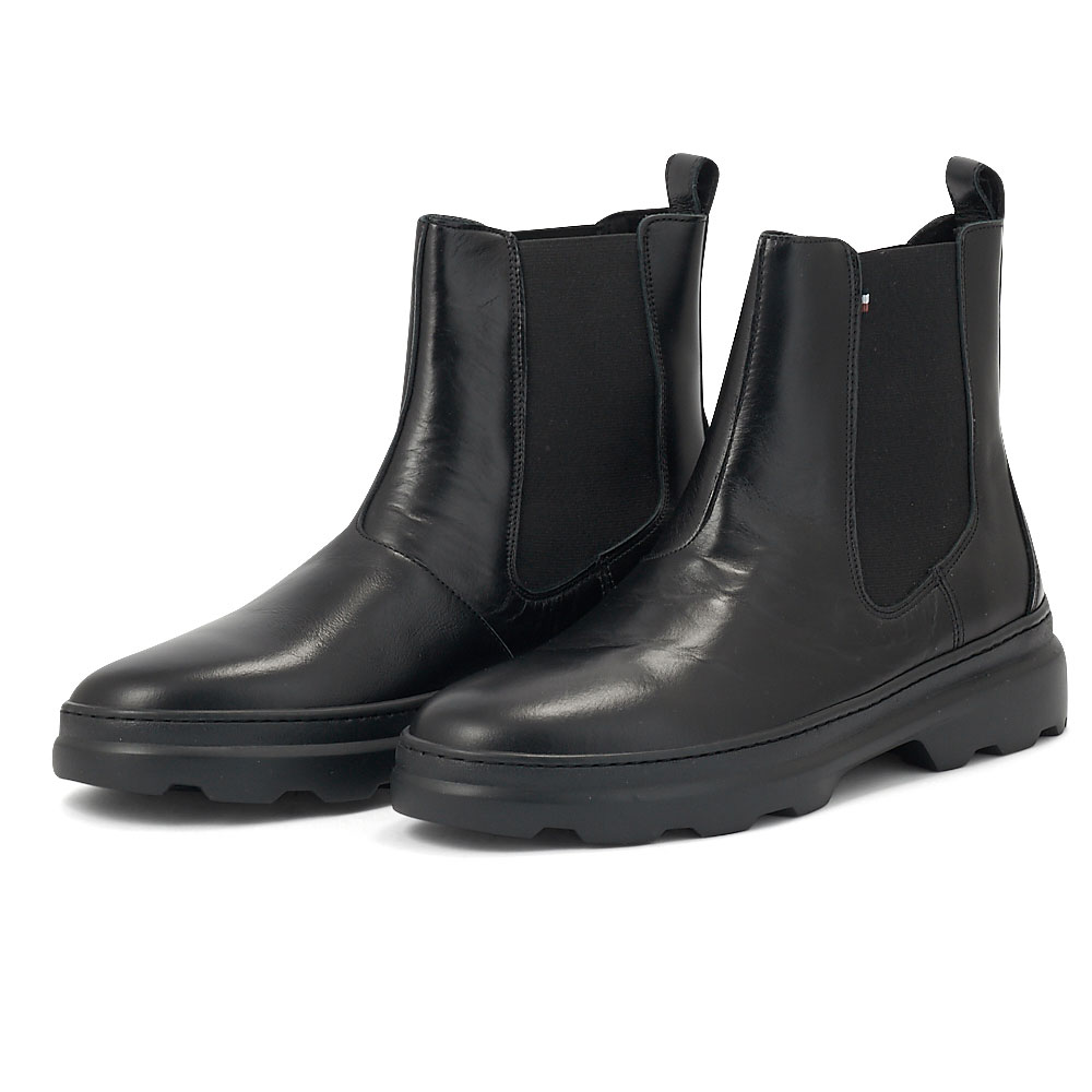 Image of 
            Tommy Hilfiger - Tommy Hilfiger Comfort Hilfiger Leather Chelsea FM0FM04193 - THBDS