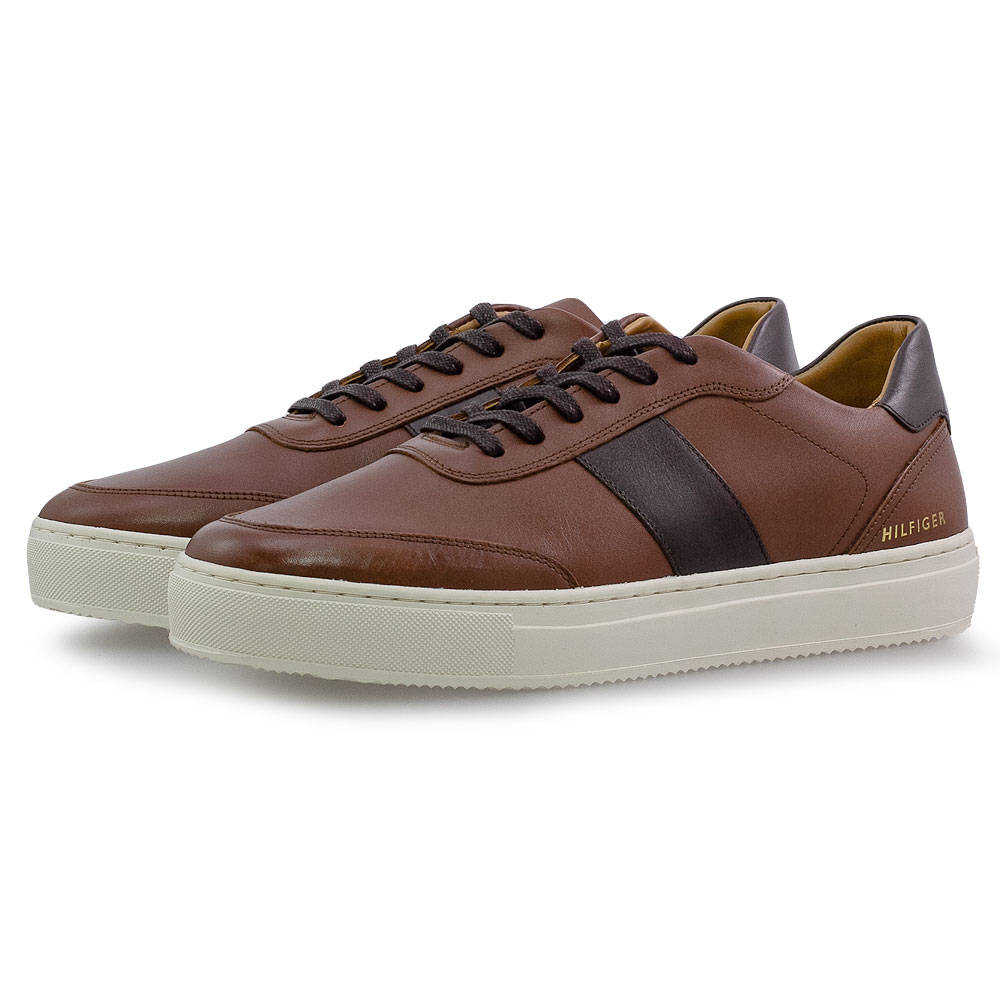 Tommy Hilfiger - Tommy Hilfiger Premium Cupsole Stripe FM0FM04284-GVI - 02727 ΑΝΔΡΙΚΑ > Sneakers > Low Cut