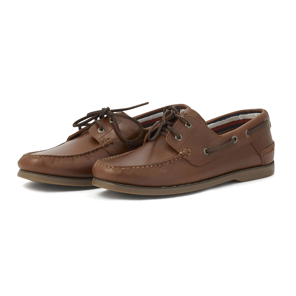 Image of 
            Tommy Hilfiger - Tommy Hilfiger Boat Shoe Core Leather FM0FM04506 - THGT2