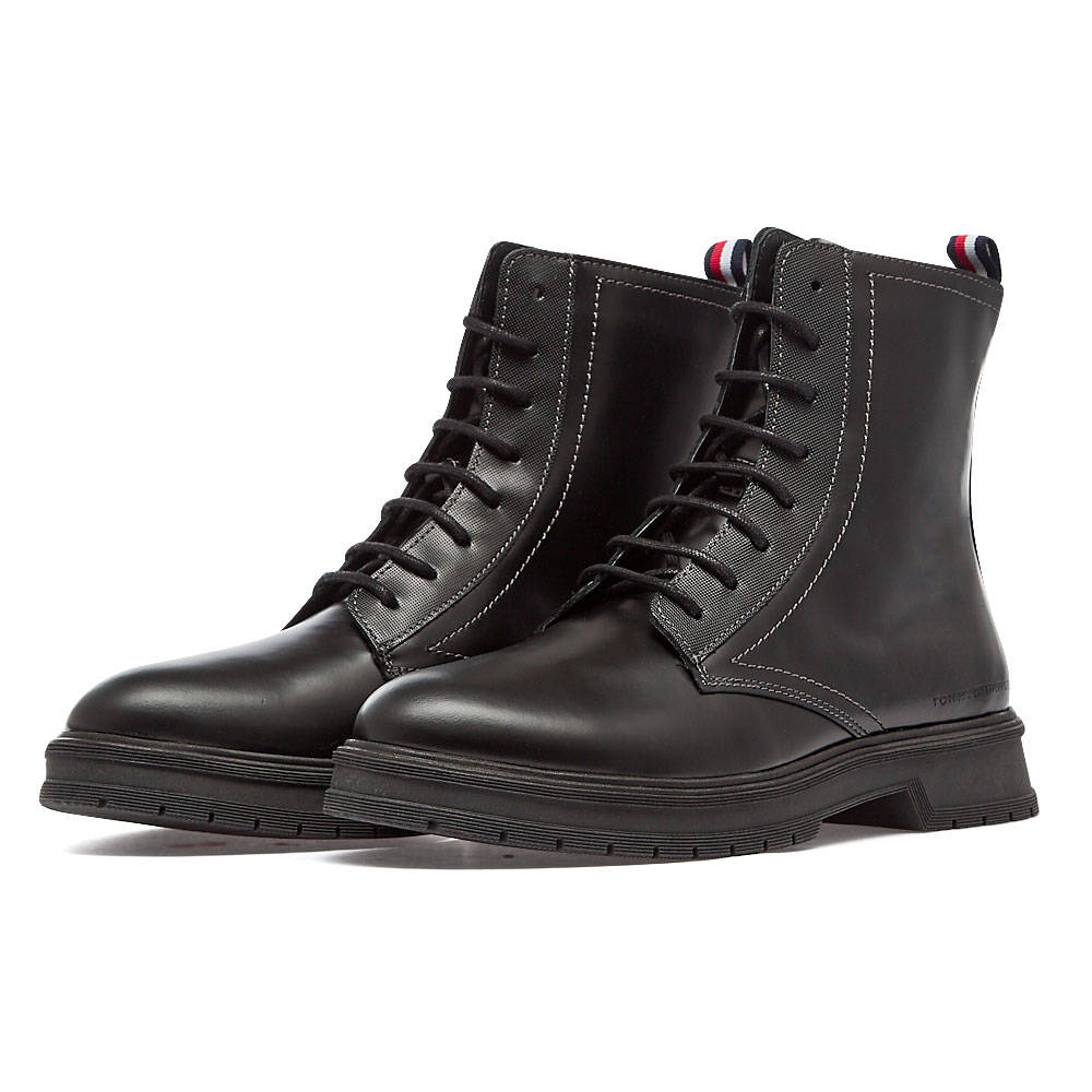 Image of 
            Tommy Hilfiger - Tommy Hilfiger Abrasivato Lth Boot FM0FM04676 - THBDS
