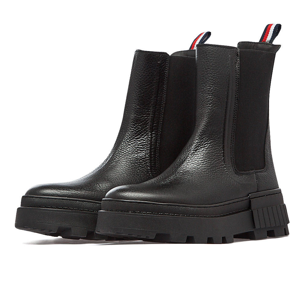 Image of 
            Tommy Hilfiger - Tommy Hilfiger Elevated Chunky Leather Chelsea FM0FM04679 - THBDS