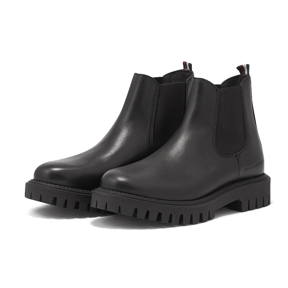 Tommy Hilfiger - Tommy Hilfiger Premium Casual Chunky Lth Chels FM0FM04755 - THBDS THBDS Tommy Hilfiger