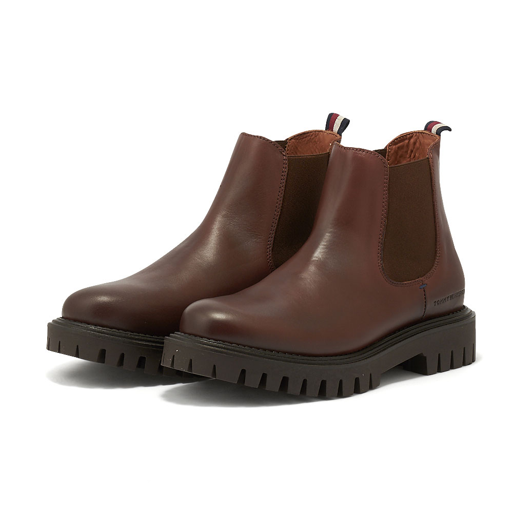 Image of 
            Tommy Hilfiger - Tommy Hilfiger Premium Casual Chunky Lth Chels FM0FM04755 - THBDS