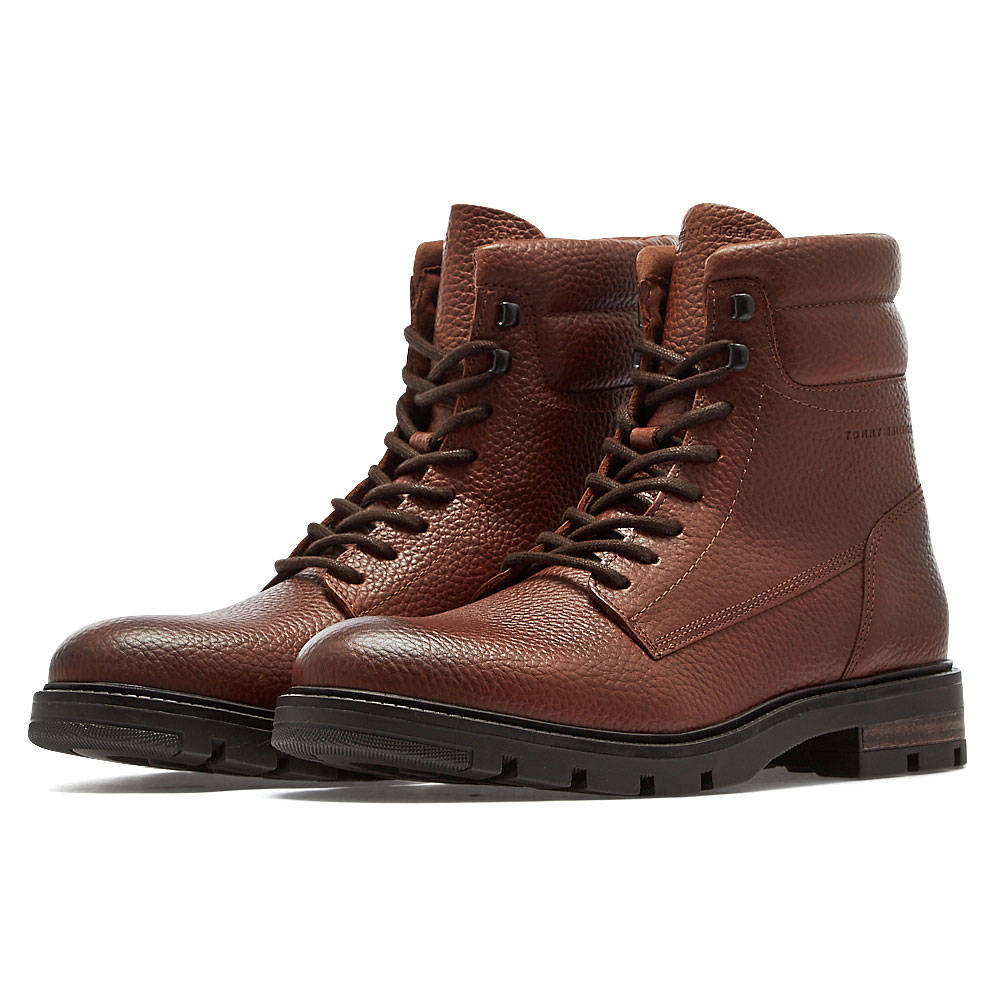 Image of 
            Tommy Hilfiger - Tommy Hilfiger Warm Padded Hilfiger Lth Boot FM0FM04802 - THGVI