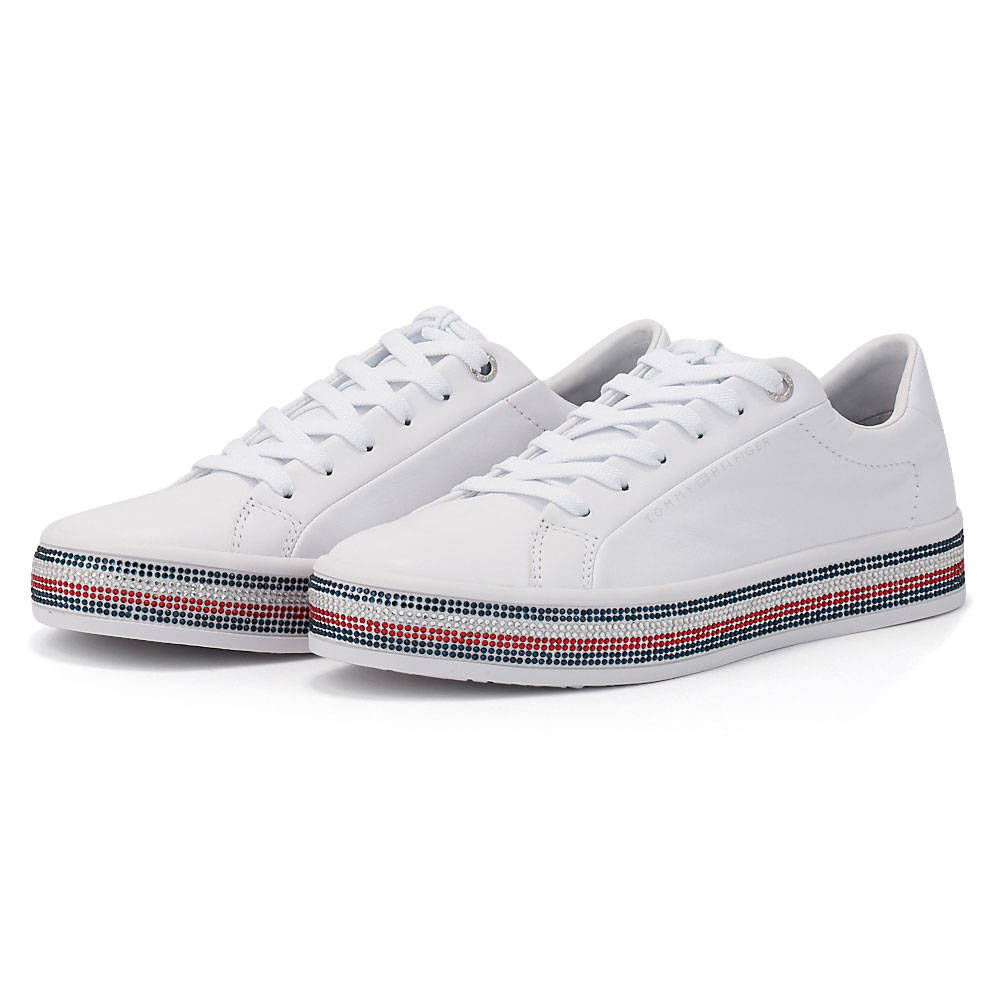 ΓΥΝΑΙΚΕΙΑ > Sneakers > Low Cut Tommy Hilfiger - Tommy Hilfiger Tommy Jeweled Sneaker FW0FW04596-YBS - 00287