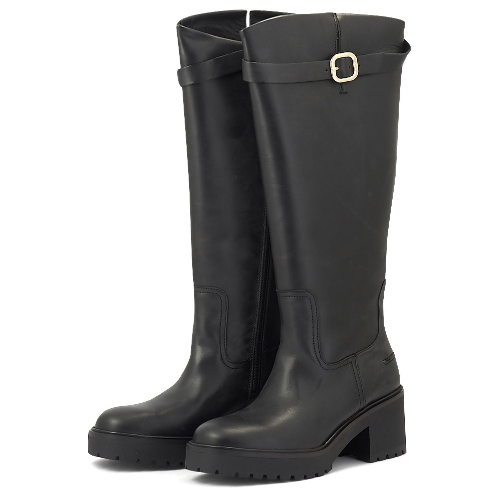 Image of 
            Tommy Hilfiger - Tommy Hilfiger Belt Buckle Longboot FW0FW06657 - THBDS