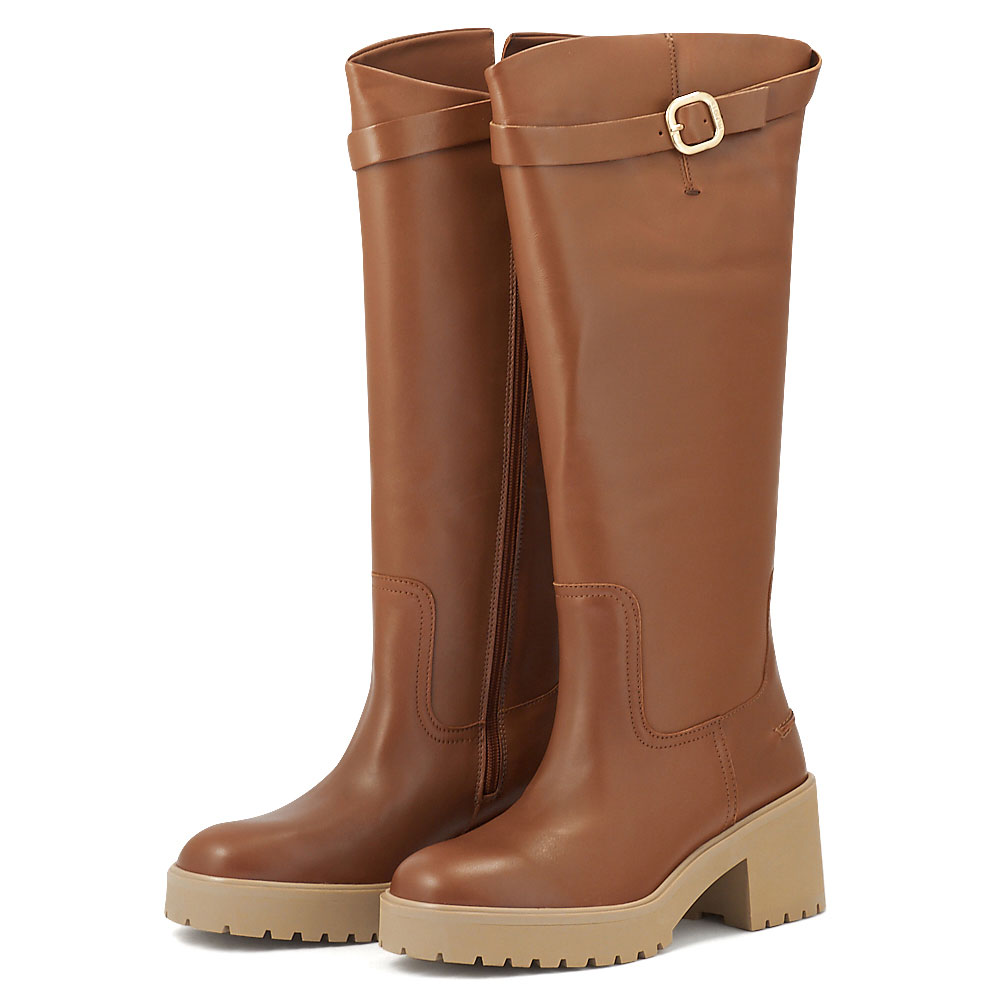 Image of 
            Tommy Hilfiger - Tommy Hilfiger Belt Buckle Longboot FW0FW06657 - THBDS