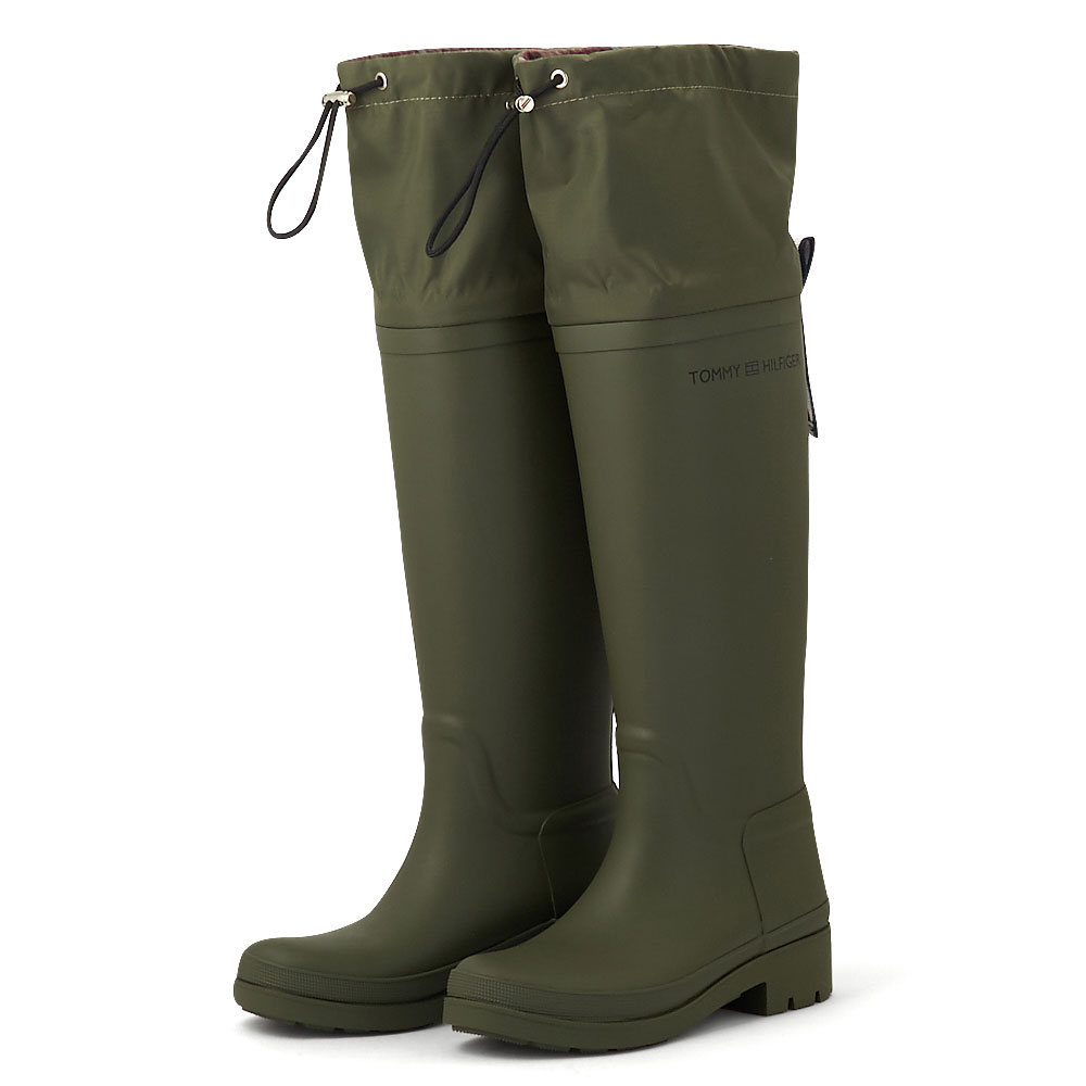 Image of 
            Tommy Hilfiger - Tommy Hilfiger Th Overknee Rainboot FW0FW06778 - THRBN