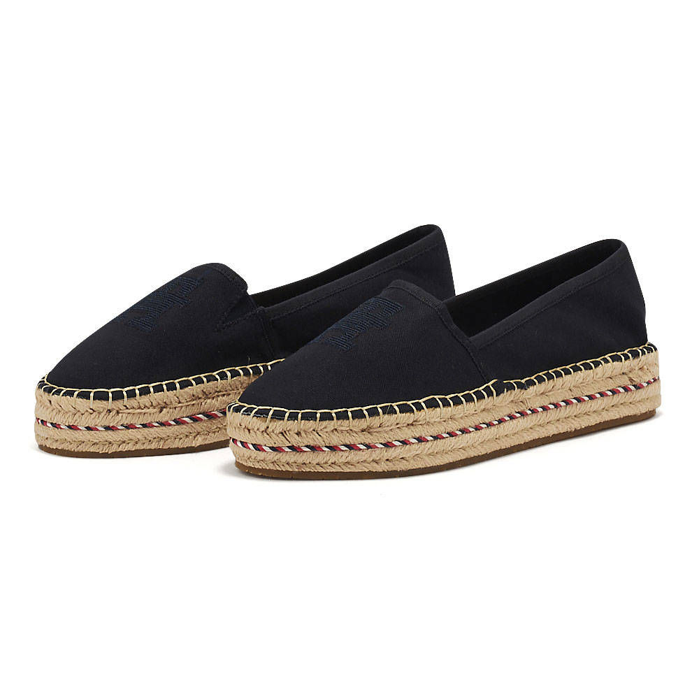 Image of 
            Tommy Hilfiger - Tommy Hilfiger Embroidered Flatform FW0FW07014 - THDW6
