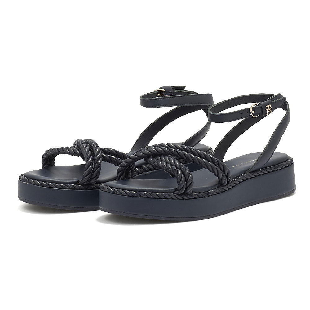 Tommy Hilfiger - Tommy Hilfiger East Coastal Leather Flatform FW0FW07136 - THDW6 THDW6 Tommy Hilfiger