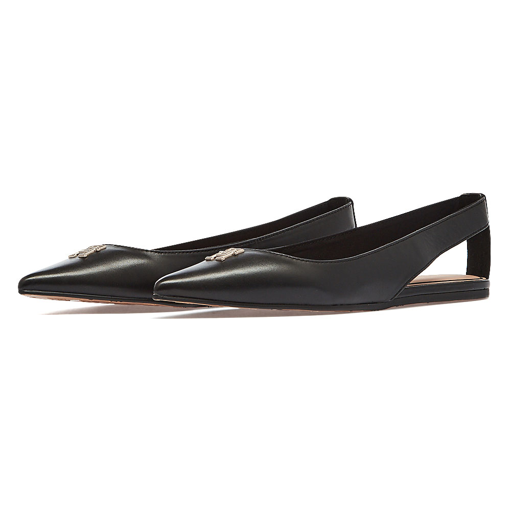 Tommy Hilfiger - Tommy Hilfiger Th Pointy Sling Back Ballerina FW0FW07354 - 00873