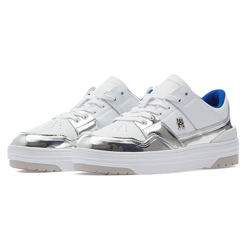Tommy Hilfiger - Tommy Hilfiger Th Lo Basket Silver FW0FW07570 - TH0IM TH0IM Tommy Hilfiger