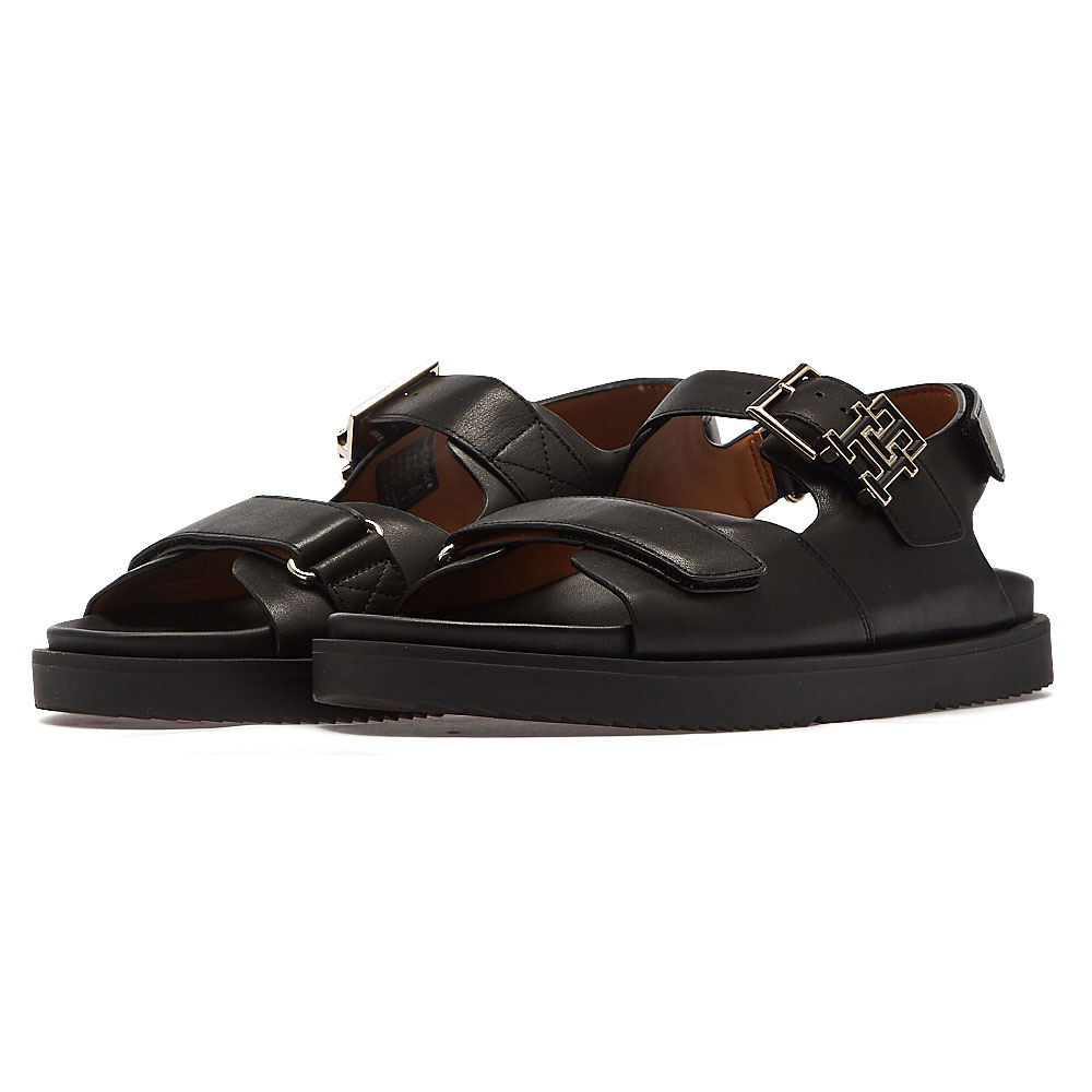 Tommy Hilfiger - Tommy Hilfiger Th Hardware Lthr Sporty Sandal FW0FW07736 - THBDS ΓΥΝΑΙΚΕΙΑ > Sandals > Flats