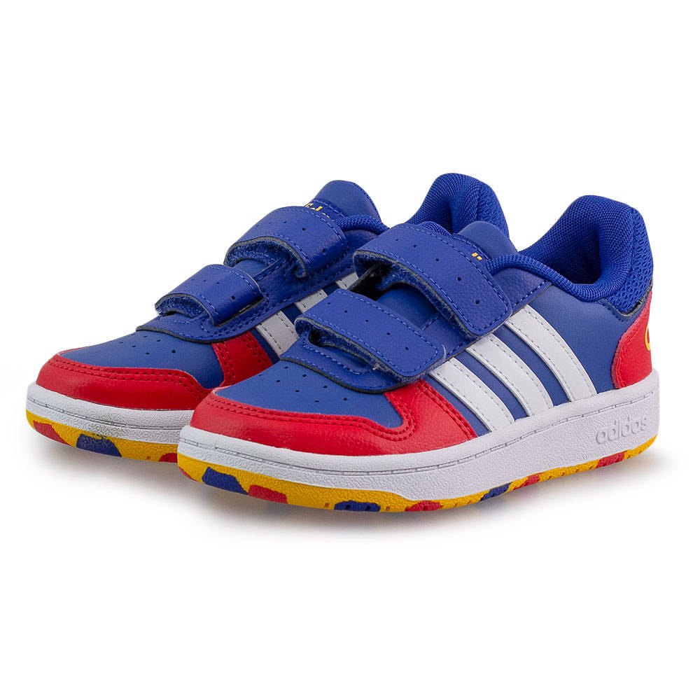 adidas Originals HOOPS 2.0 MID Basketball Shoes | White-Blue-Red | Men –  stripe 3 adidas