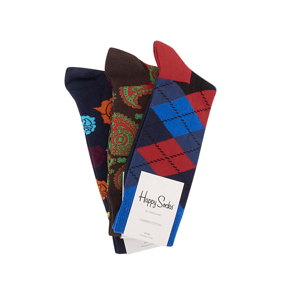 Happy Socks – Happy Socks 3Ppk HP-HS6 – 00107