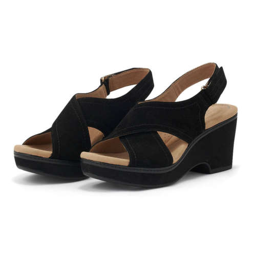 Clarks – Clarks Giselle Cove Black Sde 26158262 – 00873