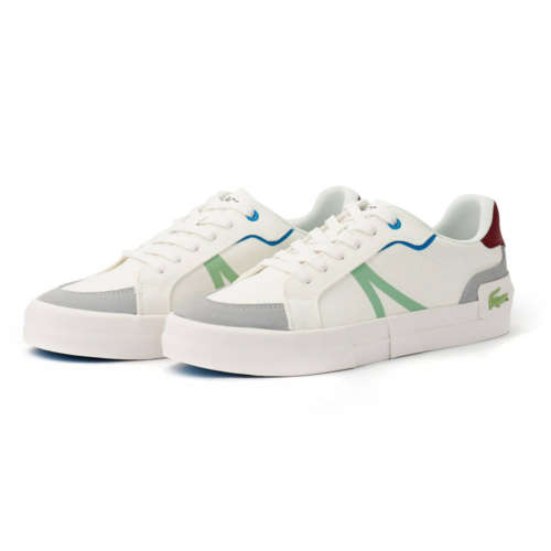 Lacoste Ανδρικά Sneakers - WHT/LT GRN