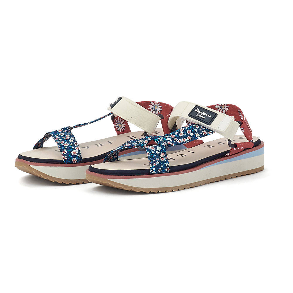 Pepe Jeans - Pepe Jeans Alexa Flowers PGS90182-595 - 01051 ΠΑΙΔΙΚΑ > Πέδιλα