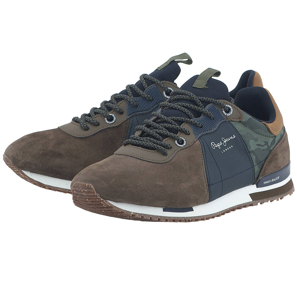 Pepe Jeans – Pepe Jeans Tinker Racer Mix PMS30377 – ΚΑΦΕ/ΜΠΛΕ