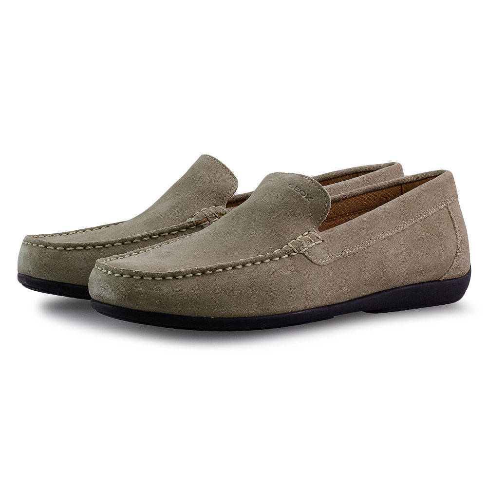 Geox - Geox U Ascanio A U020WA00022C5004 - 00876 ΑΝΔΡΙΚΑ > Brogues & Loafers > Χωρίς κορδόνι