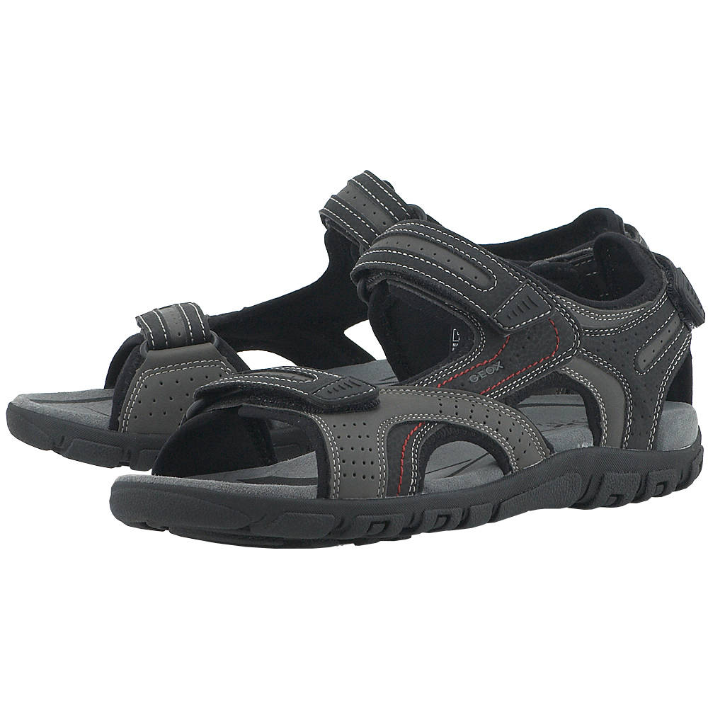 Geox – Geox Strada U6224A – ΓΚΡΙ ΣΚΟΥΡΟ